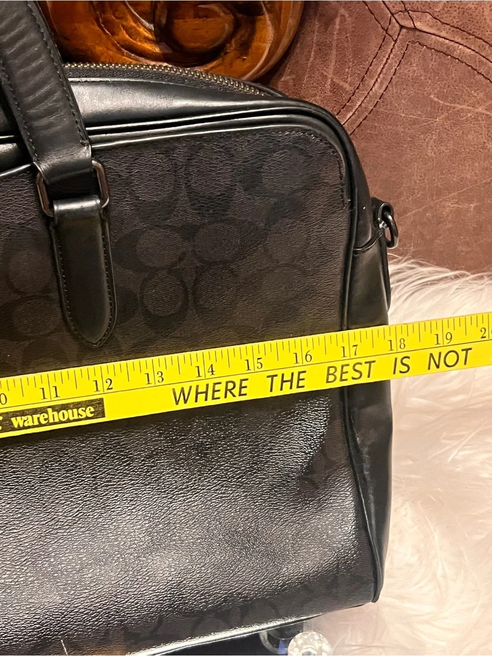 Coach men briefcase